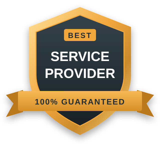 Best service provider badge